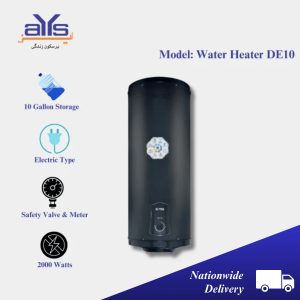 NasGas DE10 Electric Water Heater 10 Gallon Water Capacity NasGas DE10 Electric Water Heater 10 Gallon Water Capacity Price in Pakistan