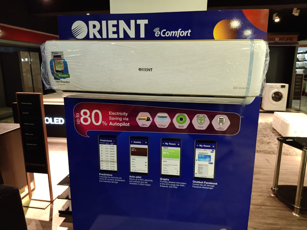 Orient Inverter AC 1.5 Ton Ultron Mega 18G
