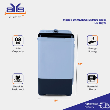 DAWLANCE DS6000 Clear LID Dryer
