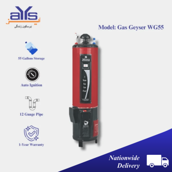 Welcome WG55 Gas Geyser with 55 Gallon Capacity