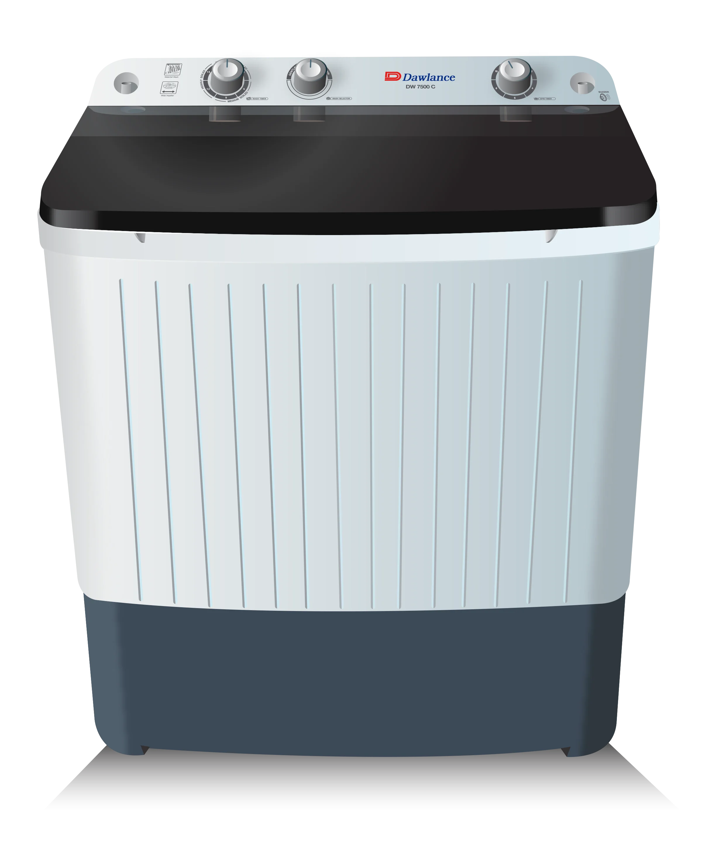 Dawlance Washing Machine DW7500 Twin Tub Clear LID
