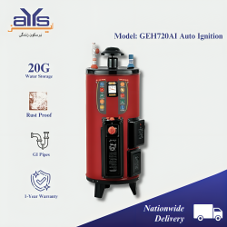 Super Asia Electric And Gas Geyser  GEH720AI Auto Ignition Price in Pakistan