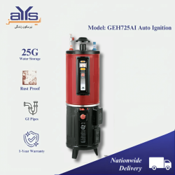 Super Asia Electric And Gas Geyser  GEH725AI Auto Ignition Price in Pakistan