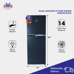 DAWLANCE 9178LFCHROME HAIRLINE BLACK