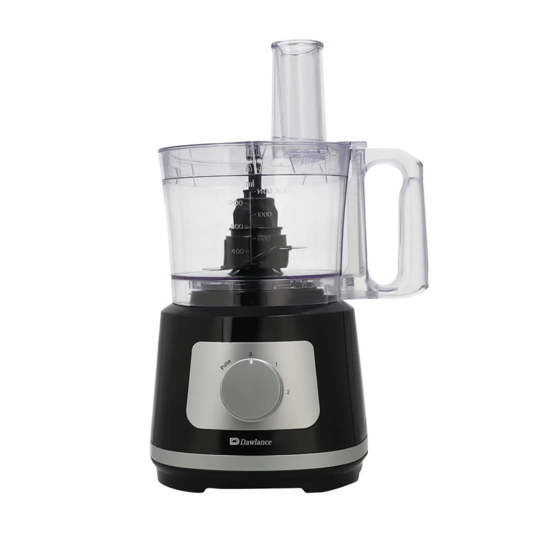 Dawlance DWFP-8270 B Food Processor, 800W, Large Bowl, Stainless Steel Blades, Black - Image 2
