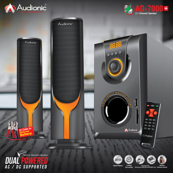Audionic AD-7000 Plus 2.1 Multimedia Speaker