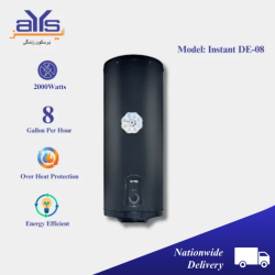 NaGas DE-08 Electric Water Heater with Over Heating Protection 8 Gallons