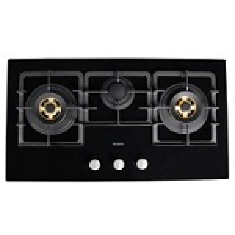 HAIER HOB HCC-931 DGG (3 BURNER GLASS ) BLACK