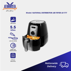 National Distributor AF-777 3.5 Liters  Air Fryer 1500 Watts Price in Pakistan