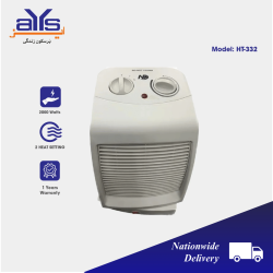 National Distributor HT-332 Fan Heater  Energy Efficient Price in Pakistan