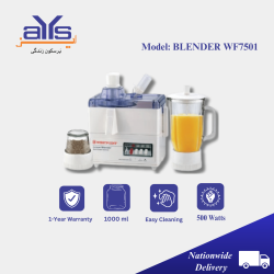 West Point WF7501 Powerful Blender Juicer  with Stainless Steel Spinner 500 Watts Motor Price in Pakistan
