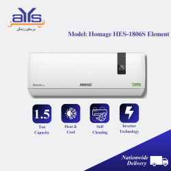 Homage 1.5 Ton Inverter AC HES-1806S  Element Both Heating and Cooling Functions Price in Pakistan