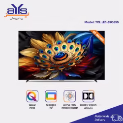 TCL 65 Inch QLED 4K Ultra HD Smart Google LED TV 65C655 Android Game Master