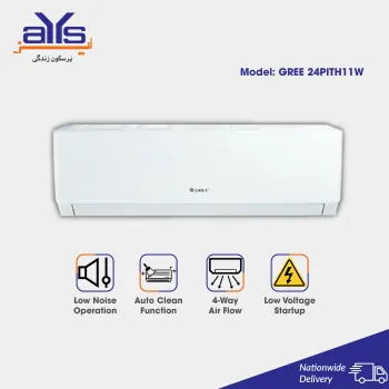 Gree 24PITH11W 2 Ton Split Inverter Air Conditioner Heat and Cool 3D Air Flow