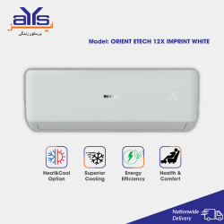 Orient Etech 12X Imprint 1 Ton DC Inverter Split Air Conditioner Heat and Cool T3 Compressor