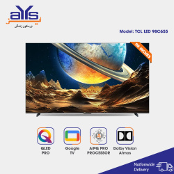 TCL 98 Inch 98C655 QLED 4K Ultra HD Smart Google LED TV Dolby Vision AI Color