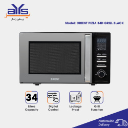 Orient Pizza 34D Grill Microwave Oven 34 Liters Combination Cooking Functions and 9 Power Levels