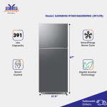 Samsung RT38CG6020S9SG Top Mount Double Door Inverter Refrigerator 391 Ltr with All Arount Cooling and Wifi