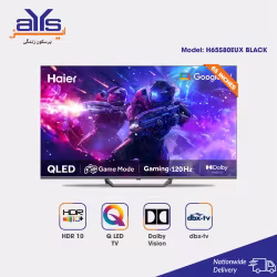 Haier 65 Inch H65S80EUX QLED 4K Ultra HD Smart Android LED TV Google TV 1 Billion Colors
