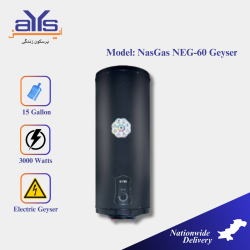 Nas Gas NEG-60 Electric Geyser 15 Gallon Heavy Guage and Guage Meter