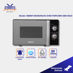 Orient Popcorn 20M Solo Microwave Oven 20 Liters Cooling End Signal and Leakage Proof