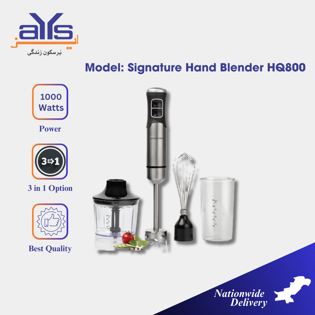 Signature Hand Blender HQ800