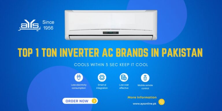 Top 1 Ton Inverter AC Brands in Pakistan 2025 at Aysonline