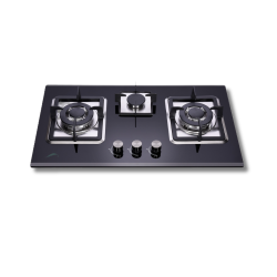 Signature Hob 3764G 76 cm Built-In Glass Cooktop 3 Burners LPG & NG Auto Ignition