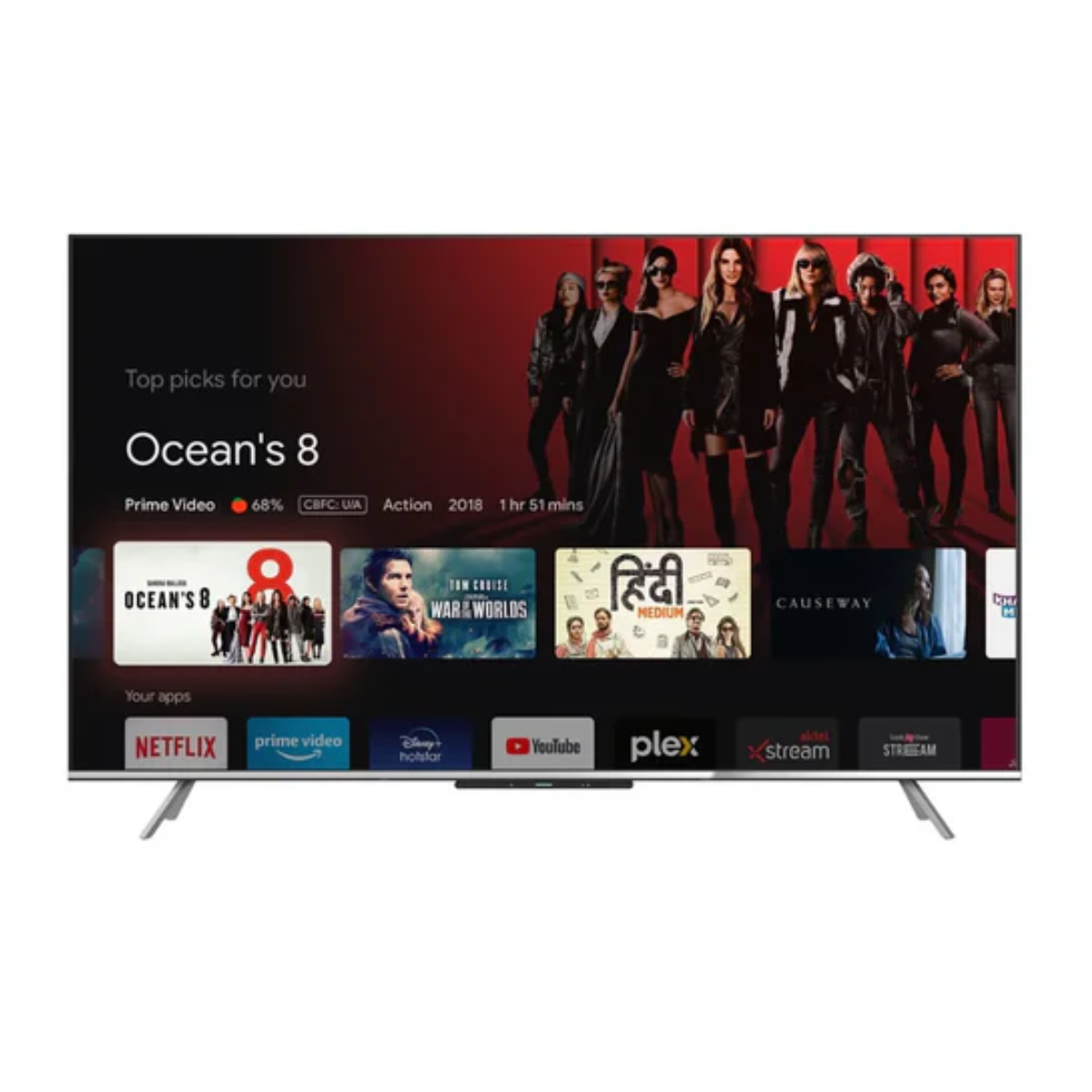 50Q6600G QLED Skyworth 50 Inch QLED 4K Smart TV 50Q6600G (Google TV) - Image 1