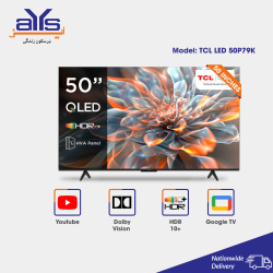 TCL 50 Inch 4K Smart Ultra HD QLED LED TV 50P79K Dolby Atmos and Voice Control