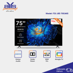 TCL 75 Inch Large 4K Ultra HD Smart LED TV 75C6KS Game Master