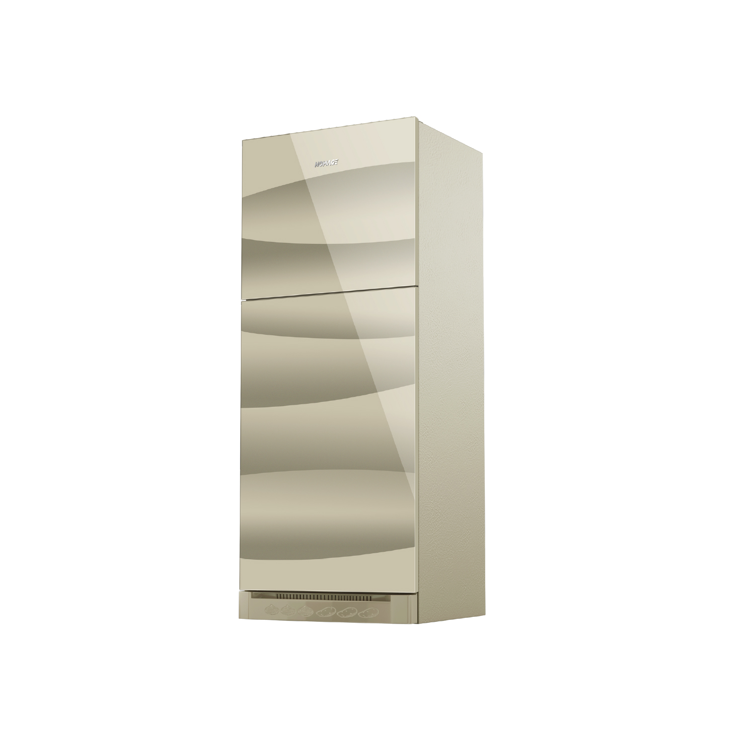 Homage Refrigerator HRF-47662(GD) (18 Cubic Feet, Green, Double Door, Full Size) - Image 2