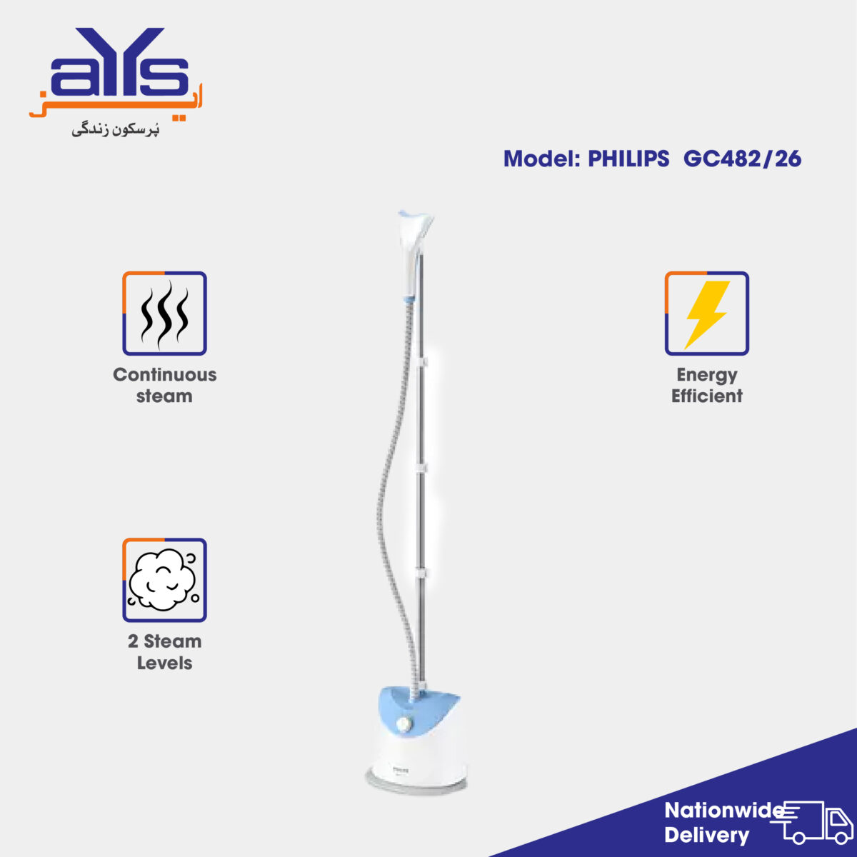 Philips Garment Steamer GC-482/26