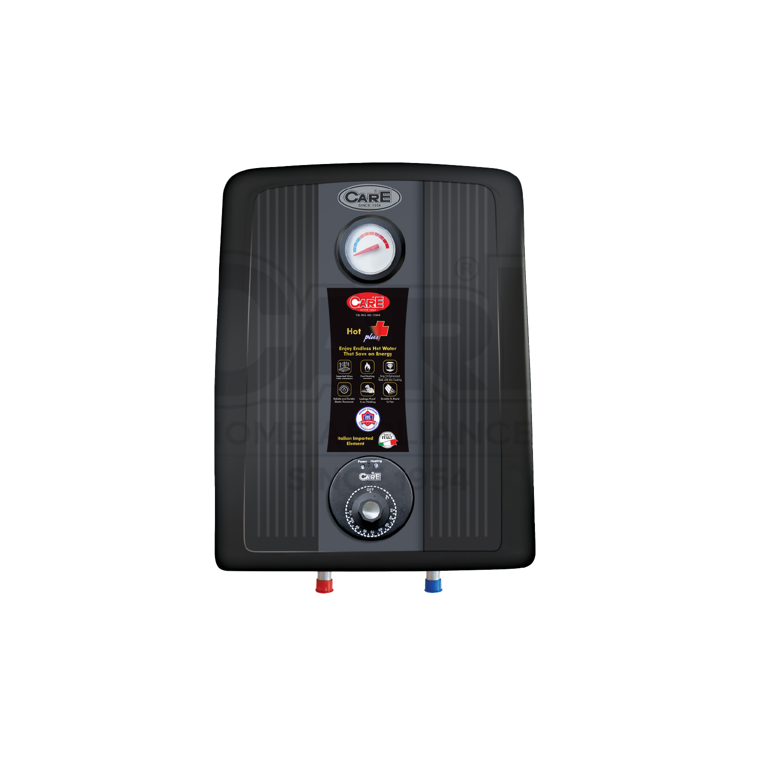 Care C20 Fast Electric Geyser, 20 Litre 2000W, Black - Image 2