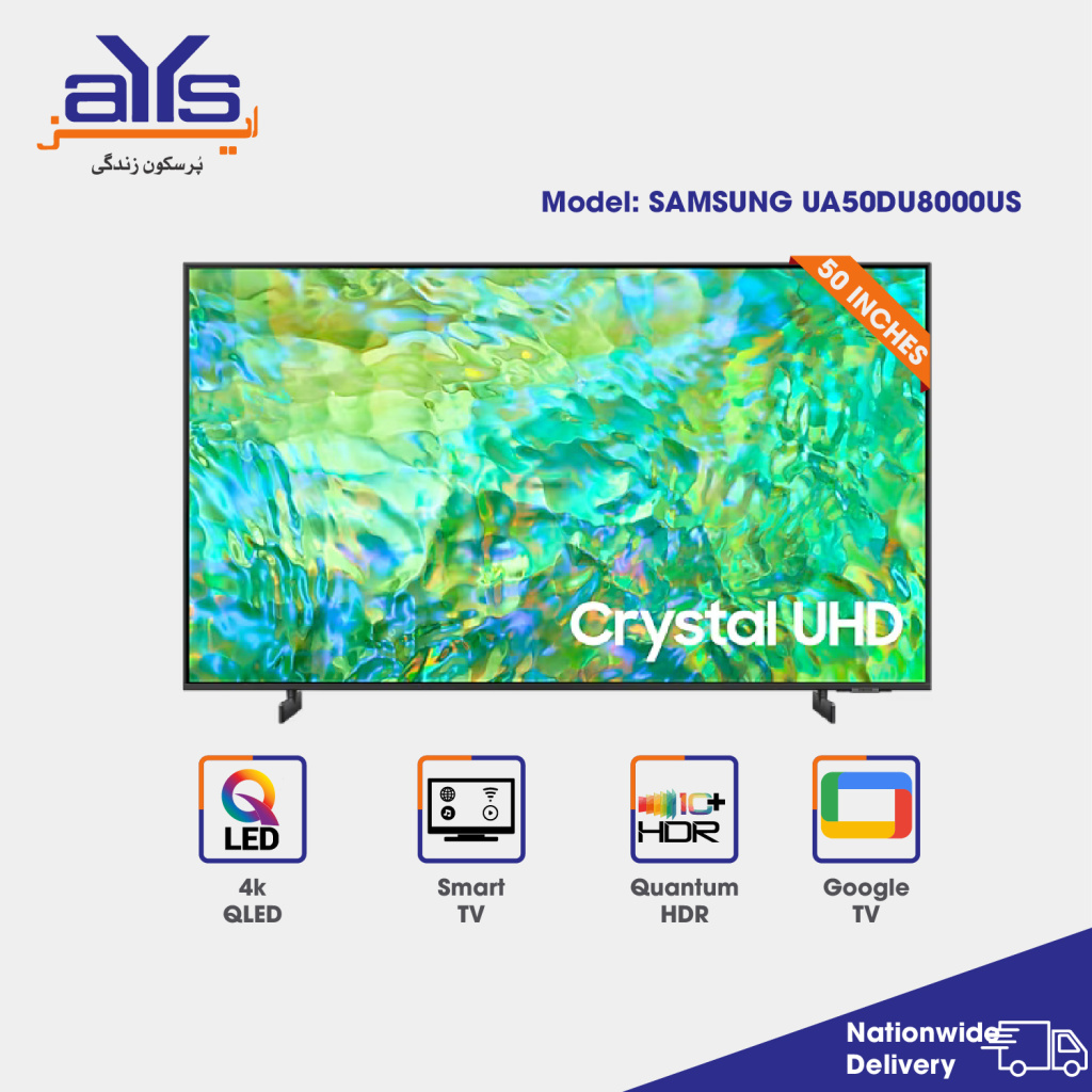 Samsung 4K LED TV 50 Inch UA50DU8000US (1)