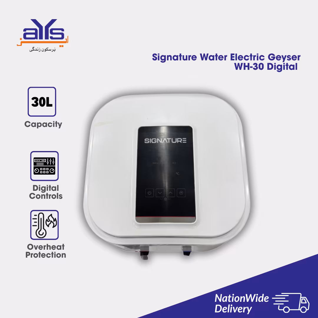 Signature Water Electric Geyser WH-30 Digital (30 Liters)