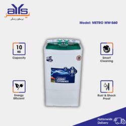 Metro Semi-automatic Washing Machine MW-560 (10Kg)