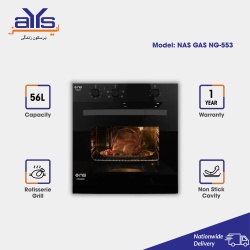 NasGas Built In Oven NG-553 Electric & Gas (56 Liters)
