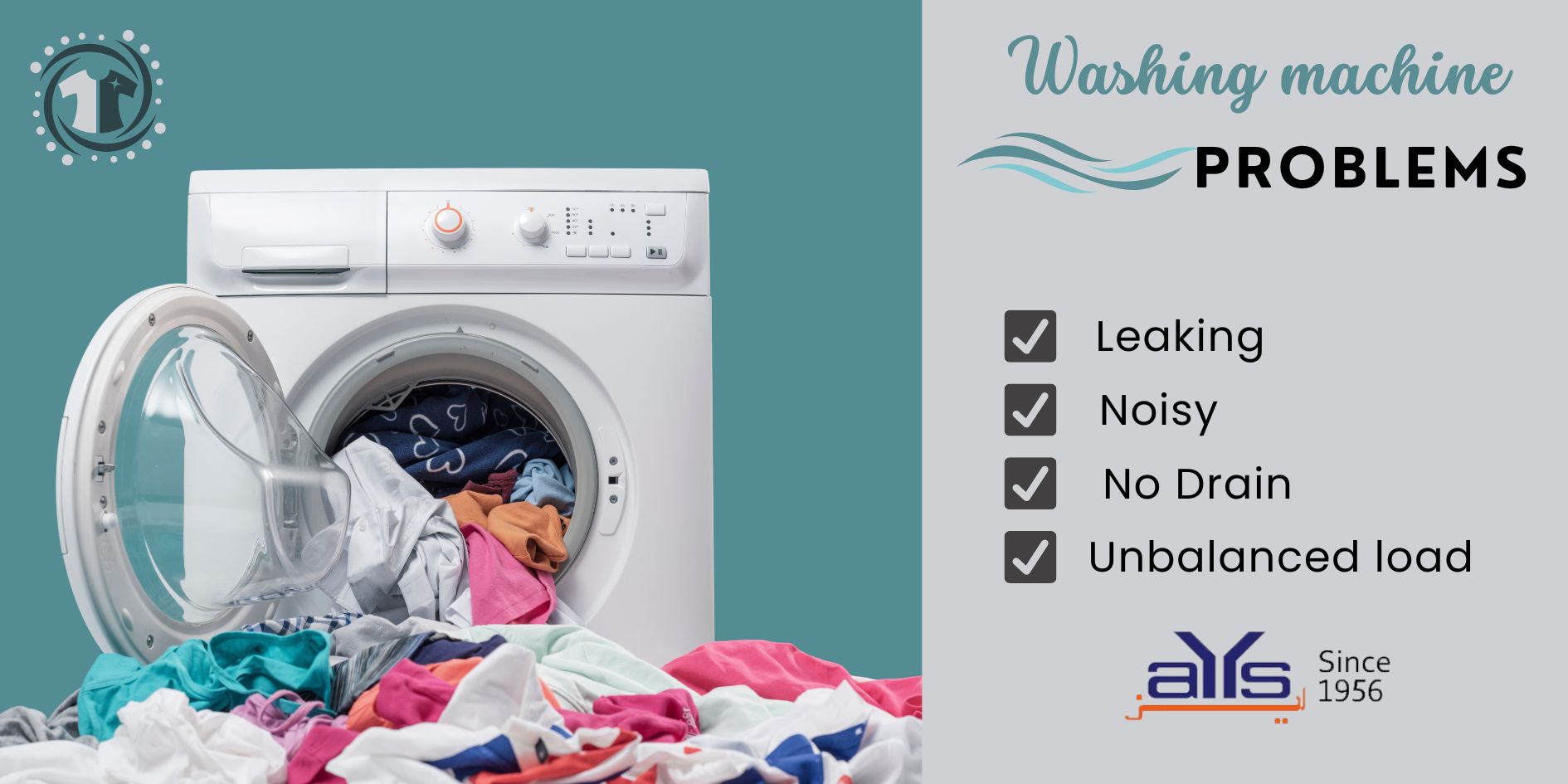5 Common Washing Machine Problems & Solutions - AYS Online