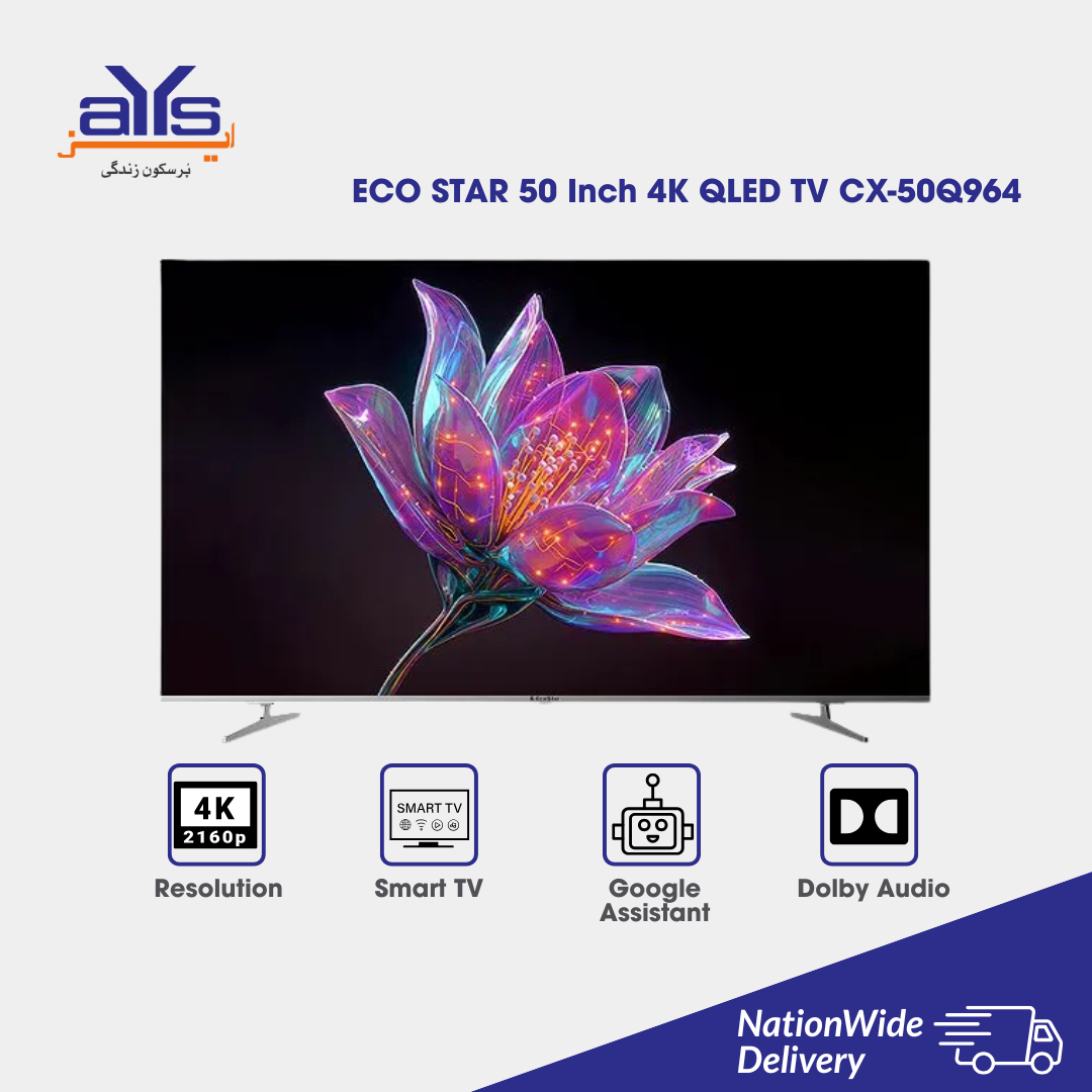 EcoStar 50 Inch LED Tv CX-50Q964 EcoStar 50 Inch LED Tv CX-50Q964