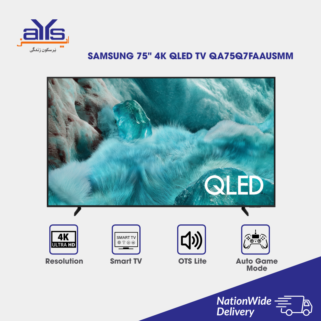 SAMSUNG 75" 4K QLED TV QA75Q7FAAUSMM