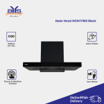 Haier Hch-T1903 - Kitchen Hood 35 Inch m³/h Air Flow Touch & Gesture Control Auto Clean Black