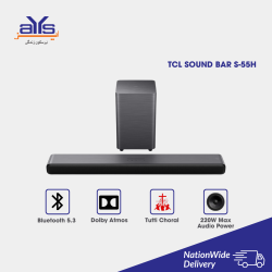 TCL S-55H Sound Bar - Dolby Atmos - 220W Max Audio Power