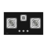 Haier HCC-Q67366-L 3 Burner Glass Hob Flame Failure Device LPG - Image 2