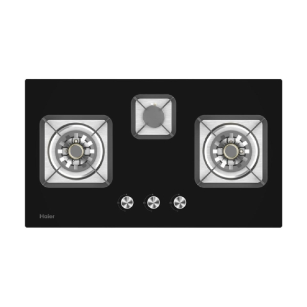 Haier HCC-Q67366-L 3 Burner Glass Hob Flame Failure Device LPG - Image 2