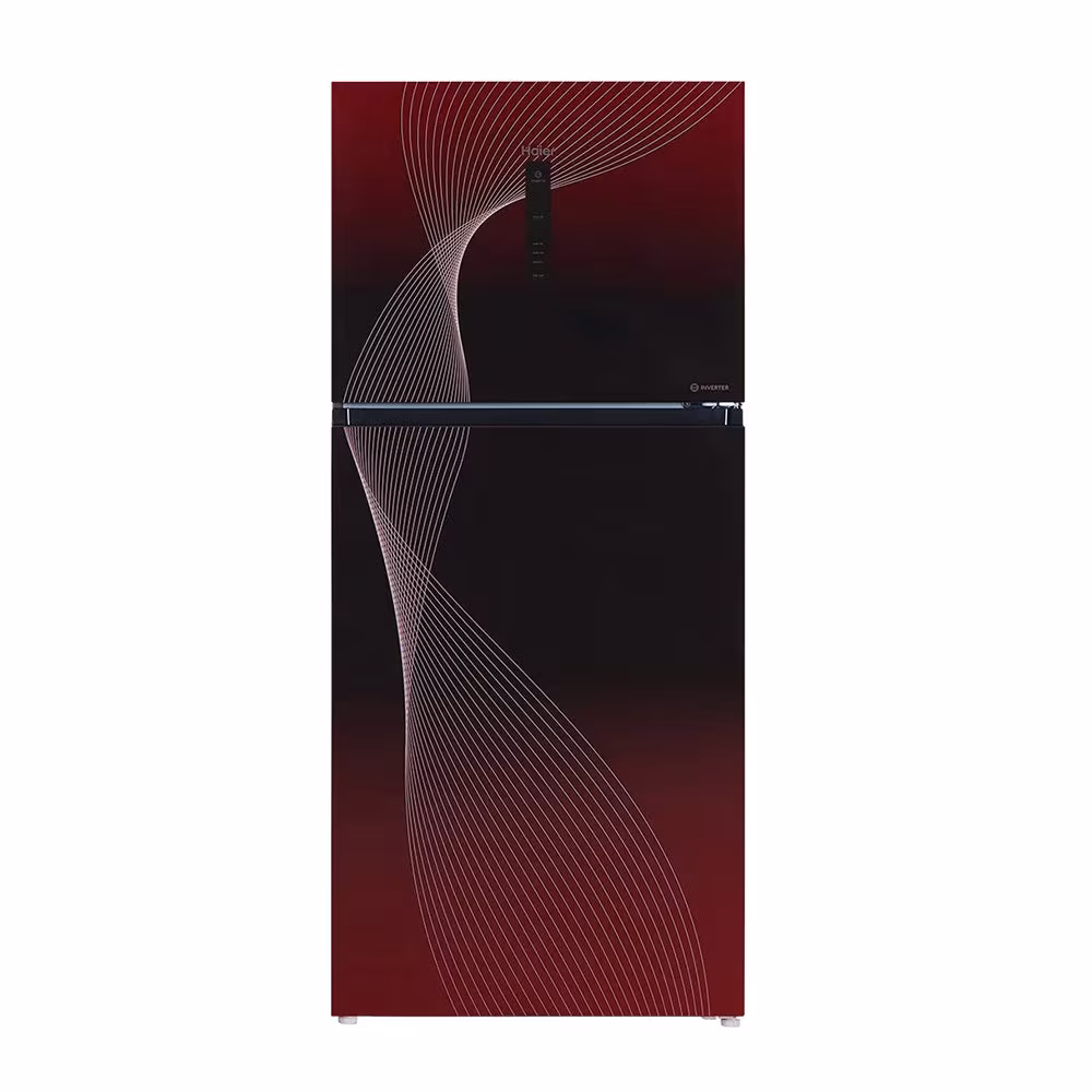 Haier HRF-458TIFRA1 Refrigerator - Glass Red