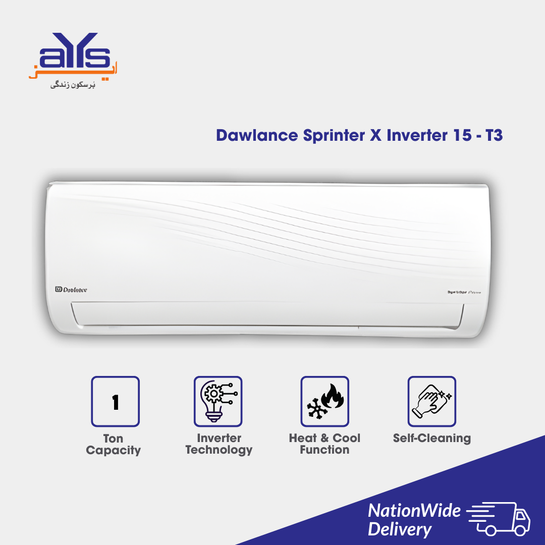 Dawlance Sprinter X Inverter 15 Split Air Conditioner - T3
