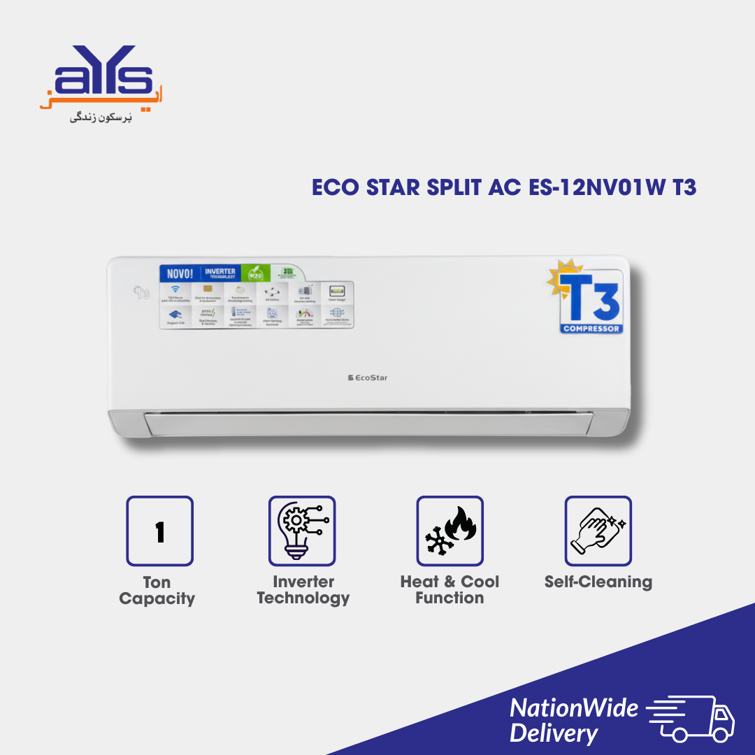 EcoStar ES-12NV01W T3 Split Air Conditioner