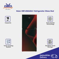 Haier HRF-458IARA1 Refrigerator - Glass Red