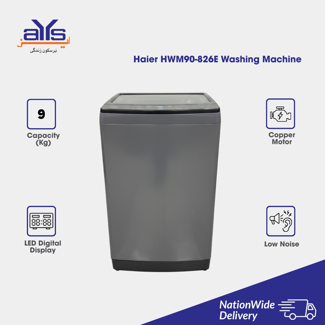 Haier HWM 90-826E Automatic Top Load Washing Machine